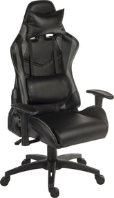 Teknik Yokohama Stylish and Contemporary Gaming Chair With Height Adjustable Arms Black - 6997 DD